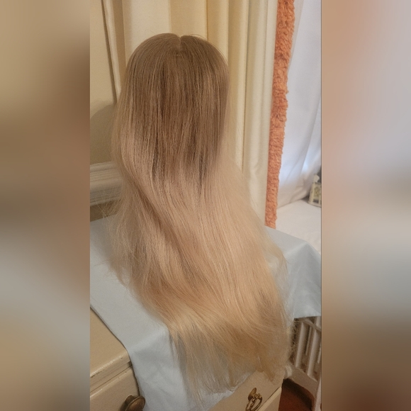 NEW Eniola "Kristy" Blonde Human Hair Wig - Picture 8 of 17